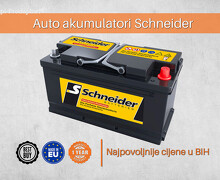 Auto Akumulator 55Ah - Schneider akumulatori