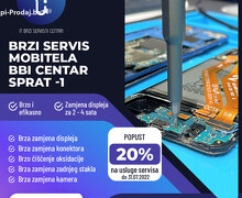 BRZI SERVIS MOBITELA, TELEFONA, BBI CENTAR SARAJEVO