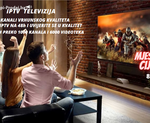 IPTV +1000 Kanala, +6000 VOD, Visoka Stabilnost Liste