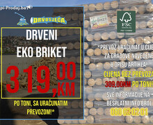 DRVOSJEČA Drveni EKO briket