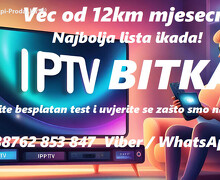 IPTV BITKA / VEC OD 12KM MJESECNO / NAJBOLJA LISTA