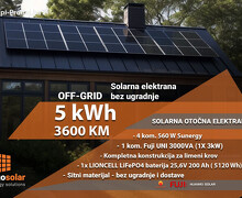 Solarna elektrana off-grid 5 kWh - solarni paneli