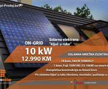 Solarna elektrana on-grid 10 kW - solarni paneli