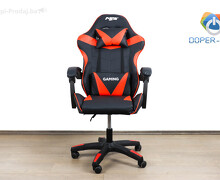 Gaming stolica MAX crno-crvena DOPER