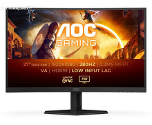 AOC C27G4ZXE 27'' Gaming Curved 280Hz, 0.3ms, Full HD