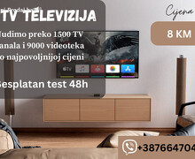 IPTV Televizija(Veliki izbor kanala i bogata videoteka)TEST 48H